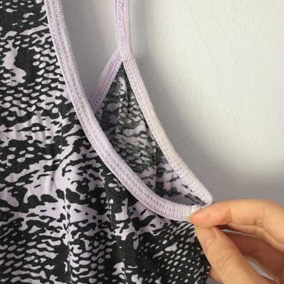 Wet Seal Purple Gradient Reptile Print Tank S - Picture 7 of 10